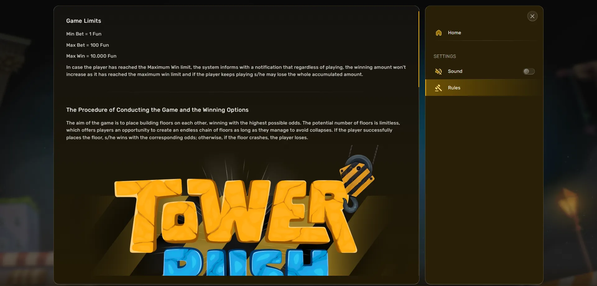 Tower Rush mobile app experience on Android and iOS devices